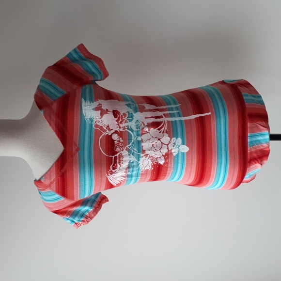 Fire striped tshirt - Picture 2 of 6